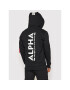 Alpha Industries Mikina Back Print Zip 128342 Čierna Regular Fit - Pepit.sk