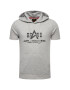 Alpha Industries Mikina Basic T Hooded 126507 Sivá Regular Fit - Pepit.sk