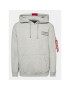 Alpha Industries Mikina Red Stripe 178314 Sivá Regular Fit - Pepit.sk