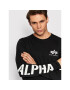 Alpha Industries S dlhými rukávmi Print Heavy 116570 Čierna Regular Fit - Pepit.sk