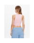 BDG Urban Outfitters Top BDG JOSIE 74196072 Ružová Slim Fit - Pepit.sk