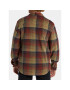 Billabong Prechodná bunda Furnace Flanell ABYFT00101 Hnedá Regular Fit - Pepit.sk