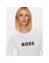 Boss Blúzka Logo 50489592 Biela Regular Fit - Pepit.sk