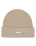 Calvin Klein Čiapka Label Cashmere Beanie K60K611156 Béžová - Pepit.sk