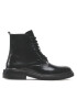 Calvin Klein Čižmy Lace Up Boot Br Lth HM0HM00669 Čierna - Pepit.sk