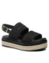 Calvin Klein Espadrilky Flatform Wedge HW0HW01497 Čierna - Pepit.sk