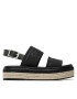 Calvin Klein Espadrilky Flatform Wedge HW0HW01497 Čierna - Pepit.sk