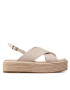 Calvin Klein Espadrilky Flatform Wedge Sndl He HW0HW00688 Béžová - Pepit.sk