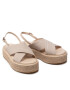 Calvin Klein Espadrilky Flatform Wedge Sndl He HW0HW00688 Béžová - Pepit.sk