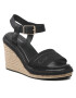 Calvin Klein Espadrilky Wedge 70HH HW0HW01499 Čierna - Pepit.sk