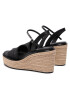 Calvin Klein Espadrilky Wedge Sndl 50 He HW0HW00689 Čierna - Pepit.sk