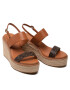 Calvin Klein Espadrilky Wedge Sndl 50 HW0HW00823 Hnedá - Pepit.sk