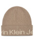 Calvin Klein Jeans Čiapka Logo Beanie K60K611271 Sivá - Pepit.sk