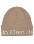 Calvin Klein Jeans Čiapka Logo Beanie K60K611271 Sivá - Pepit.sk