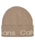 Calvin Klein Jeans Čiapka Logo Beanie K60K611271 Sivá - Pepit.sk