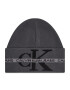 Calvin Klein Jeans Čiapka Monogram Cotton Tape Beanie K50K507181 Čierna - Pepit.sk