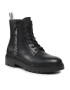 Calvin Klein Jeans Čižmy Combat Mid Laceup Boot W Zip YM0YM00262 Čierna - Pepit.sk