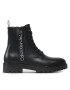 Calvin Klein Jeans Čižmy Combat Mid Laceup Boot W Zip YM0YM00262 Čierna - Pepit.sk