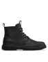 Calvin Klein Jeans Čižmy Eva Laceup Boot Mid Ny YM0YM00833 Čierna - Pepit.sk