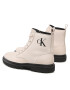 Calvin Klein Jeans Čižmy Lug Laceup Boot YM0YM00562 Béžová - Pepit.sk