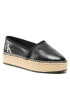 Calvin Klein Jeans Espadrilky Espadrille Flatform Ny Pearl YW0YW01241 Čierna - Pepit.sk