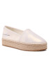 Calvin Klein Jeans Espadrilky Espadrille Flatform Ny Pearl YW0YW01241 Écru - Pepit.sk