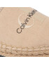 Calvin Klein Jeans Espadrilky Esparille Monogram YW0YW00660 Béžová - Pepit.sk