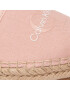 Calvin Klein Jeans Espadrilky Esparille Monogram YW0YW00660 Ružová - Pepit.sk