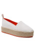 Calvin Klein Jeans Espadrilky Flatform Espadrille Soft Ny YW0YW00989 Biela - Pepit.sk