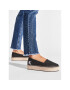 Calvin Klein Jeans Espadrilky Flatform Espadrille YW0YW00661 Čierna - Pepit.sk