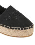 Calvin Klein Jeans Espadrilky Flatform Espadrilles YW0YW00579 Čierna - Pepit.sk