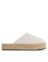 Calvin Klein Jeans Espadrilky Flatform Rope Mule Su Con YW0YW00986 Biela - Pepit.sk