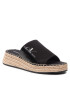 Calvin Klein Jeans Espadrilky Sporty Wedge Sandal Monogram YW0YW00566 Čierna - Pepit.sk