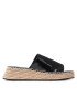 Calvin Klein Jeans Espadrilky Sporty Wedge Sandal Monogram YW0YW00566 Čierna - Pepit.sk