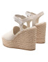 Calvin Klein Jeans Espadrilky Wedge Sandal Ankle Clip Su YW0YW00571 Béžová - Pepit.sk