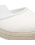 Calvin Klein Jeans Espadrilky Wedge Sandal Close Toe Co YW0YW00569 Biela - Pepit.sk