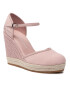 Calvin Klein Jeans Espadrilky Wedge Sandal Close Toe Co YW0YW00569 Ružová - Pepit.sk