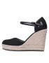 Calvin Klein Jeans Espadrilky Wedge Sandal Close Toe Ess YW0YW01194 Čierna - Pepit.sk