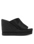 Calvin Klein Jeans Espadrilky Wedge Sandal Webbing YW0YW00961 Čierna - Pepit.sk