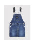 Calvin Klein Jeans Každodenné šaty Denim Dungaree IG0IG01205 Tmavomodrá Regular Fit - Pepit.sk