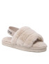 Calvin Klein Jeans Papuče Home Slipper Fakefur Elastic YW0YW00751 Béžová - Pepit.sk