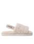 Calvin Klein Jeans Papuče Home Slipper Fakefur Elastic YW0YW00751 Béžová - Pepit.sk