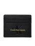 Calvin Klein Jeans Puzdro na kreditné karty Sculpted Cardcase 6Cc Mono K60K608399 Čierna - Pepit.sk