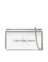 Calvin Klein Jeans Puzdro na telefón Sculpted Ew Flap Phone Cb Silver K60K610406 Strieborná - Pepit.sk