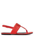 Calvin Klein Jeans Sandále Flat Sandal Hw Lth 2 YW0YW00544 Červená - Pepit.sk