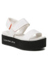 Calvin Klein Jeans Sandále Flatform Sandal Softny YW0YW00965 Biela - Pepit.sk