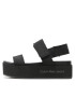 Calvin Klein Jeans Sandále Flatform Sandal Softny YW0YW00965 Čierna - Pepit.sk