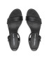 Calvin Klein Jeans Sandále Heel Sandal Strap Lth YW0YW00554 Čierna - Pepit.sk