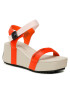 Calvin Klein Jeans Sandále Wedge Block Sandal Satin/Hw YW0YW00980 Oranžová - Pepit.sk