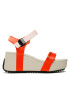 Calvin Klein Jeans Sandále Wedge Block Sandal Satin/Hw YW0YW00980 Oranžová - Pepit.sk